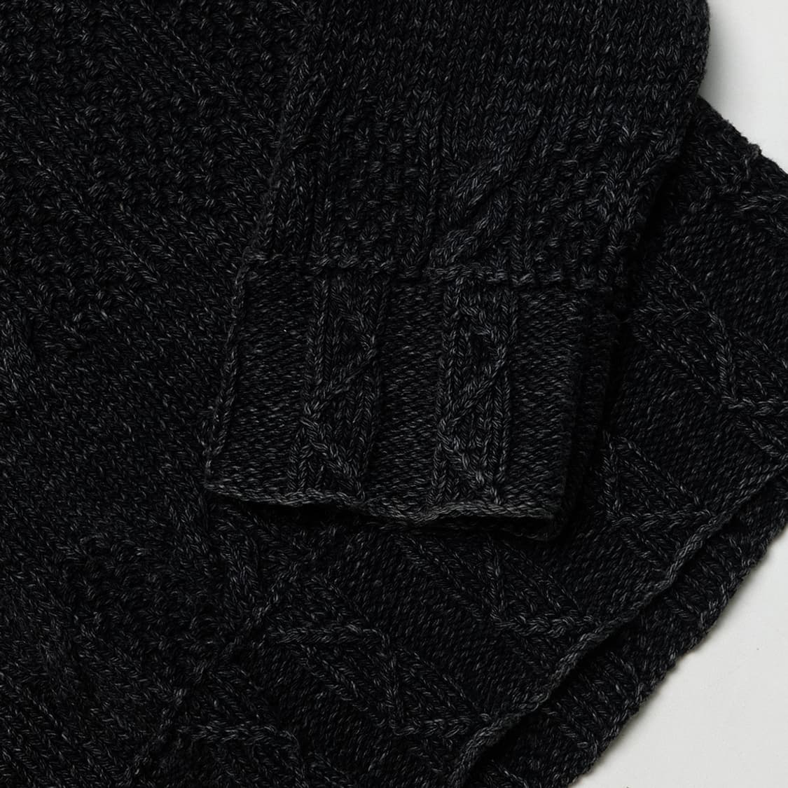 roll neck cable knit sweater 상품이미지5