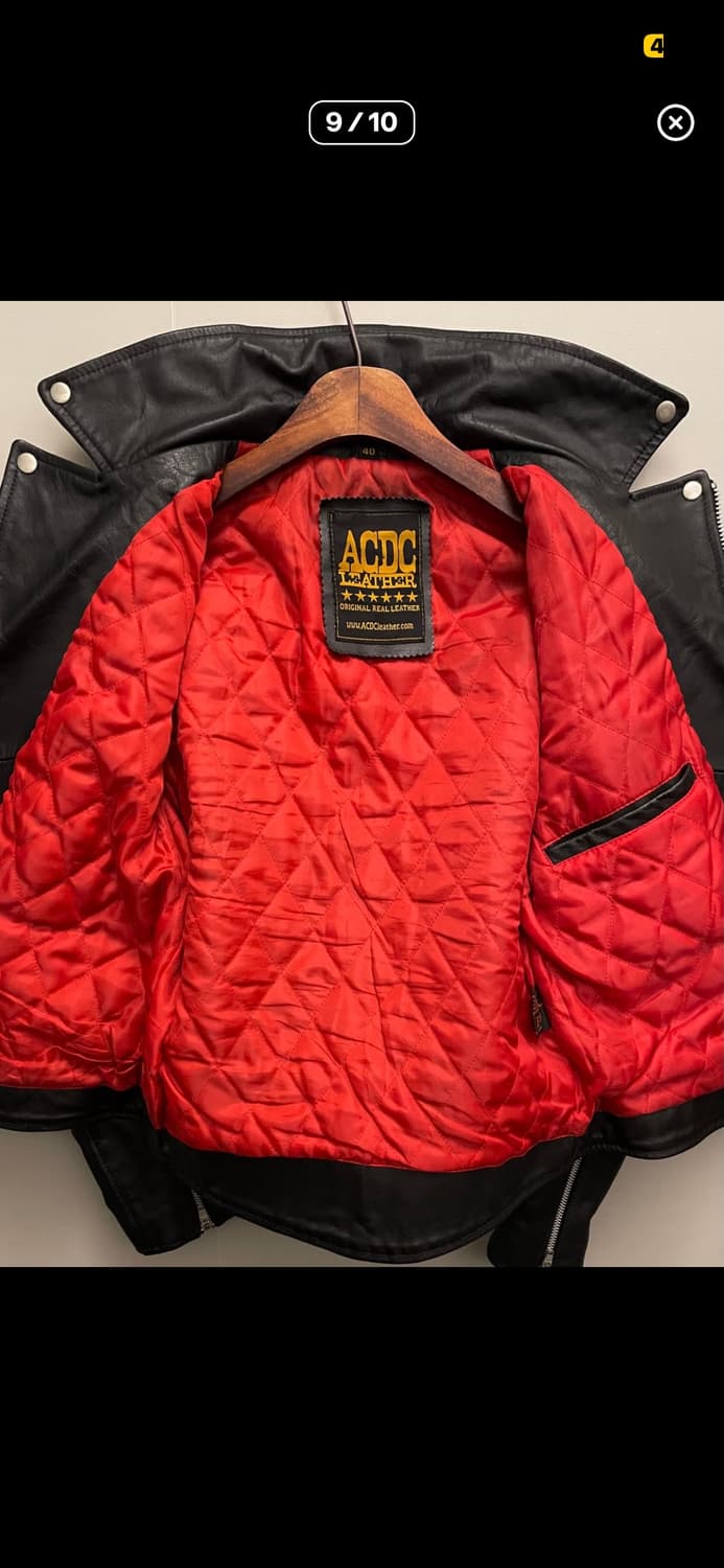 루이스 레더st acdc 더블 라이더 가죽 자켓 l 상품이미지5