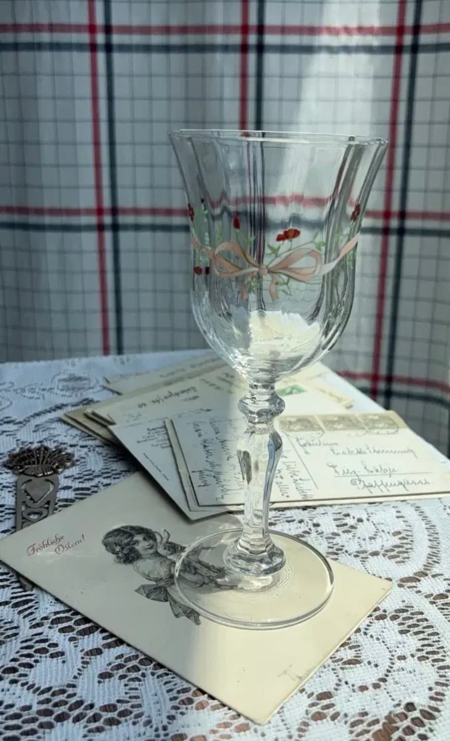 영국 빈티지 존슨브라더스 이터널뷰 와인잔 상품이미지2