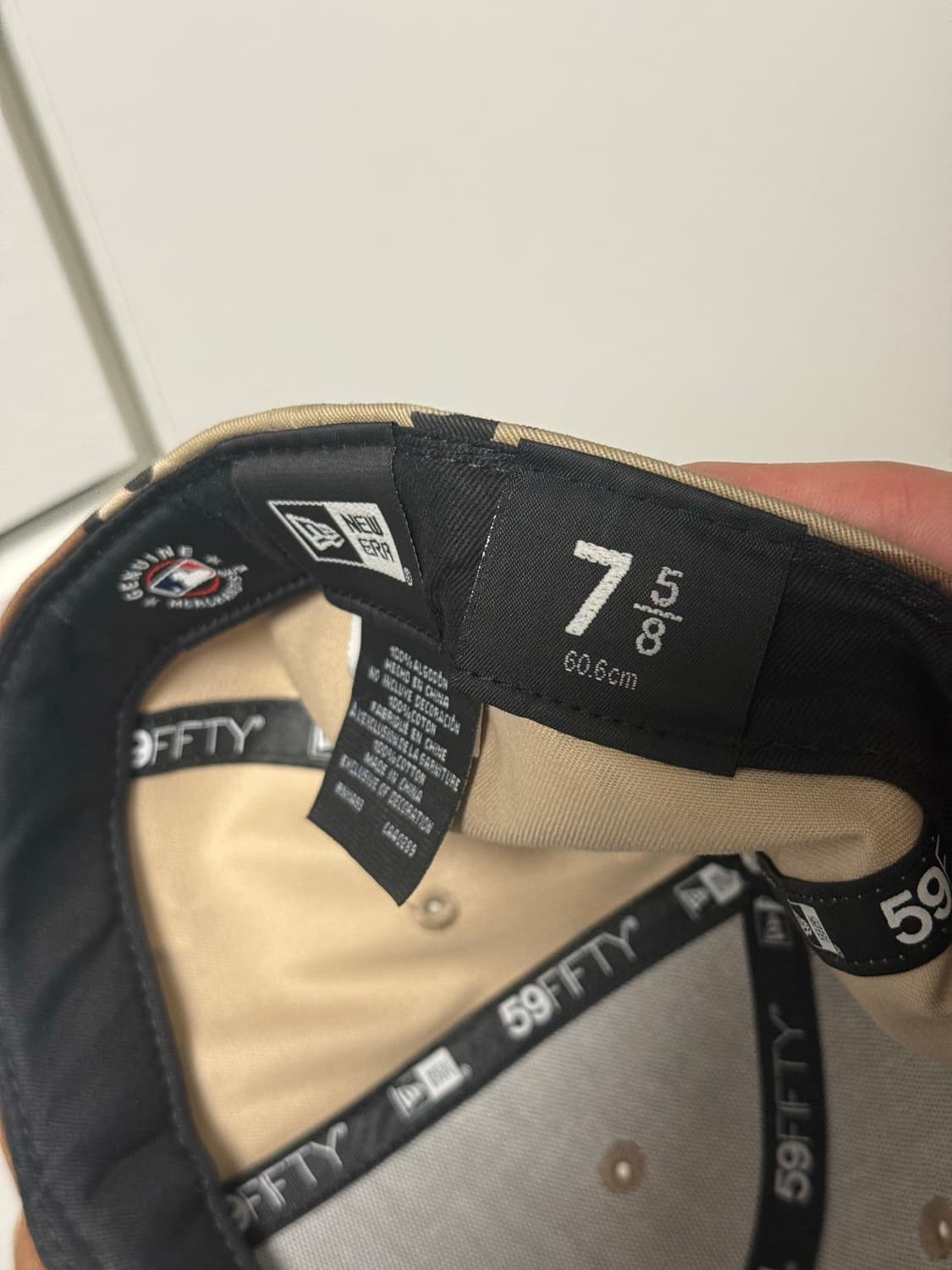 [758] 뉴에라 59fifty 뉴욕양키스 일자챙 모자 상품이미지3