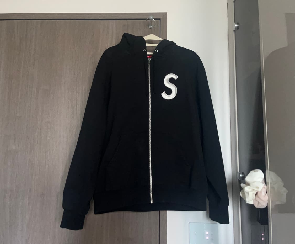 슈프림 S 로고 집업 후드-M 상품이미지3