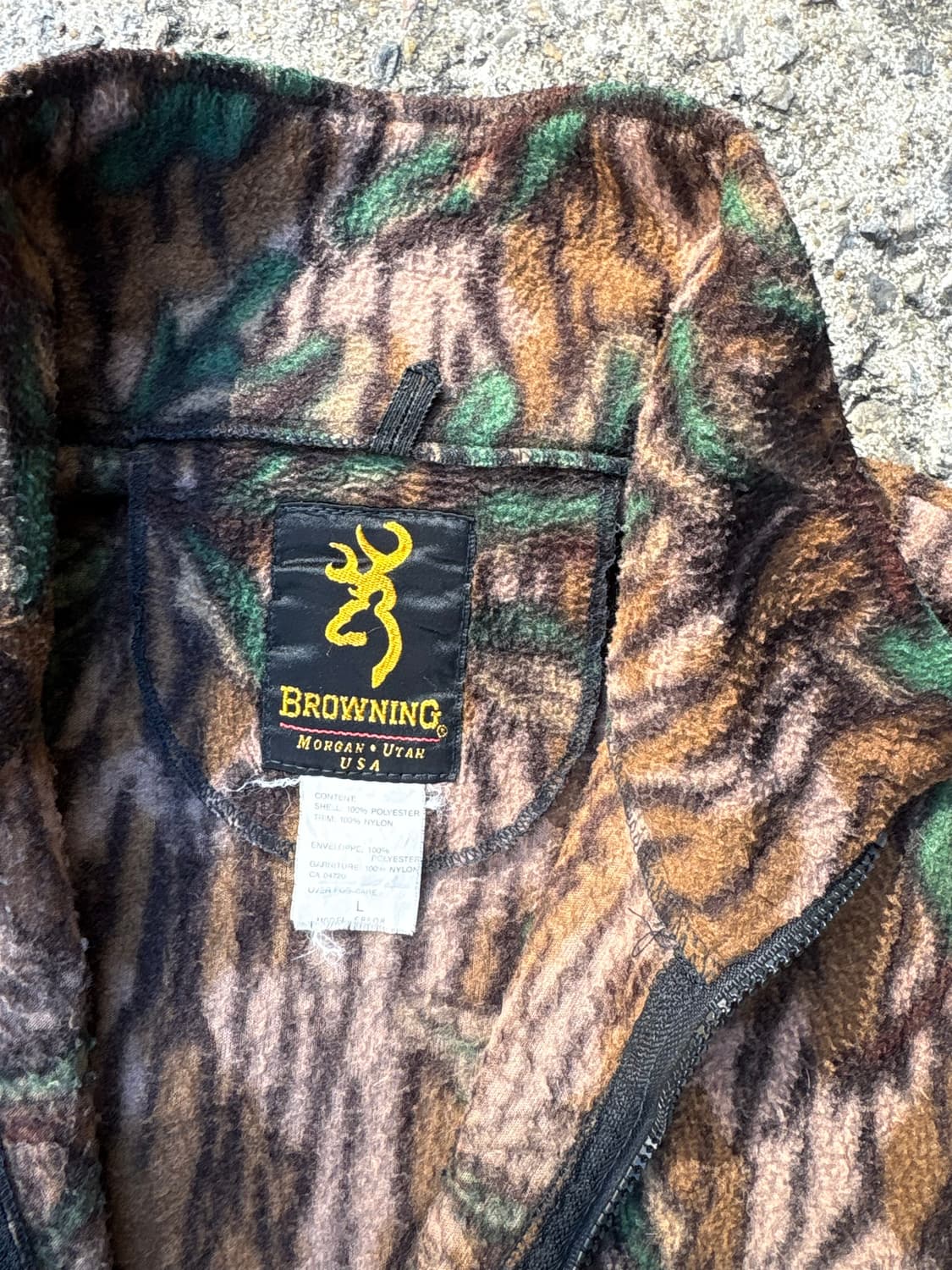 90s Browning 리얼트리 플리스 자켓 상품이미지7