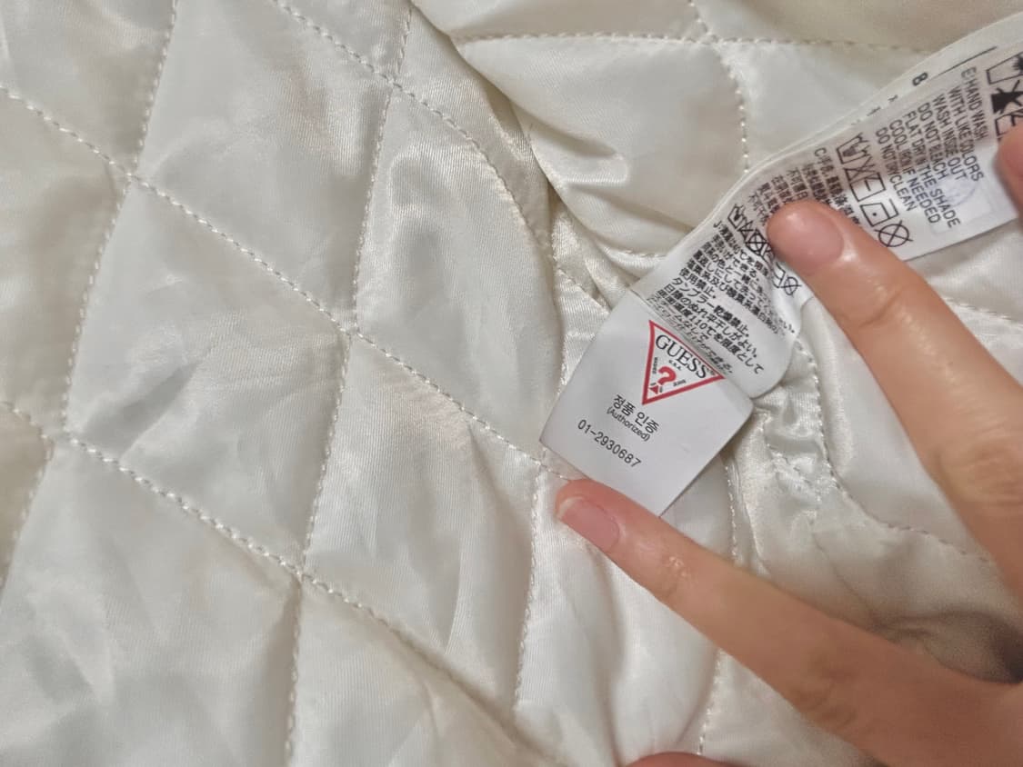 GUESS 퍼 후리스 자켓 XS 상품이미지4