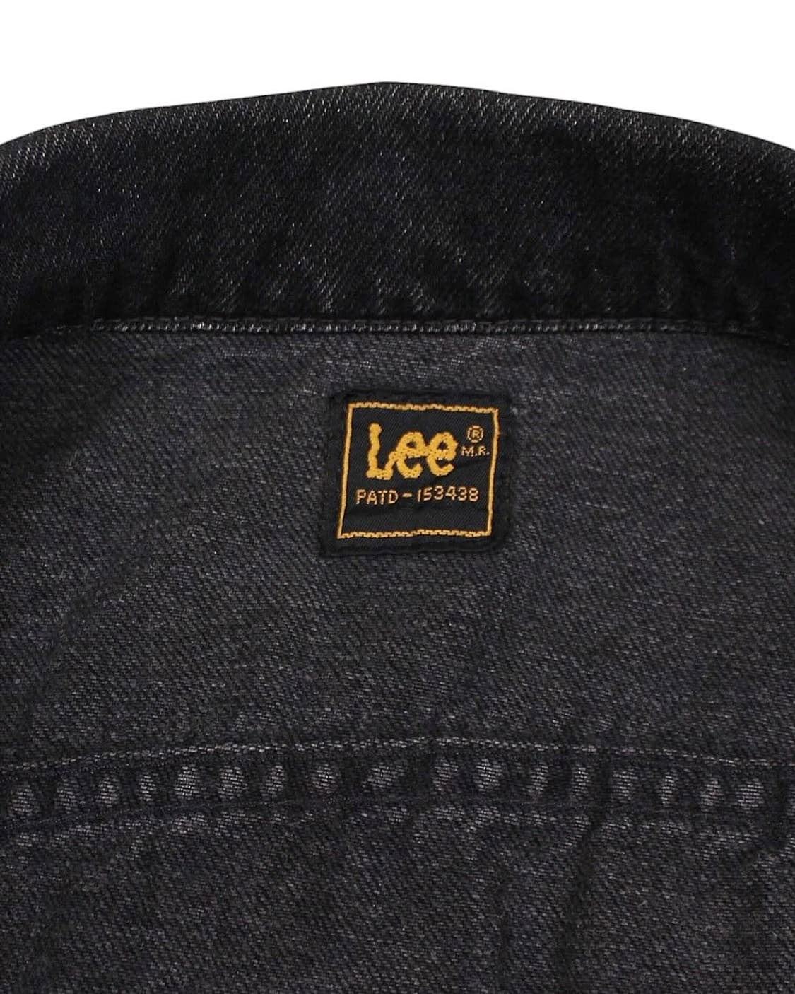 1980s USA Lee 220-5019 블랙 데님 자켓 리 빈티지 미제 상품이미지5