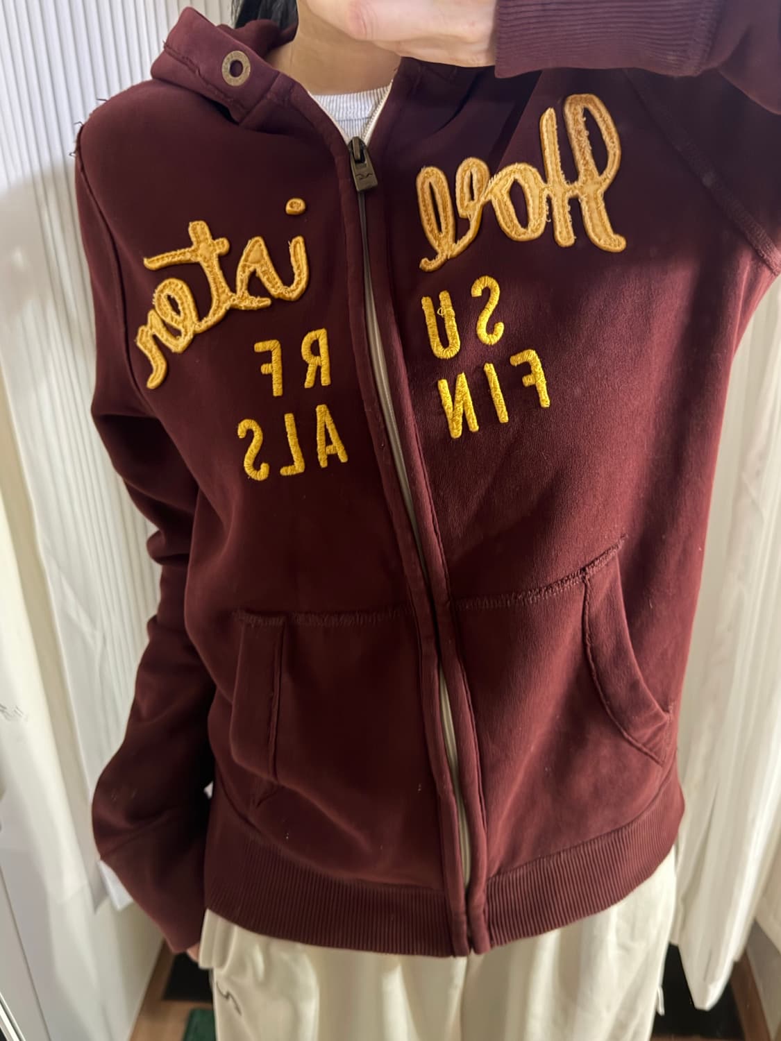 홀리스터 브라운 후드집업 m 상품이미지1