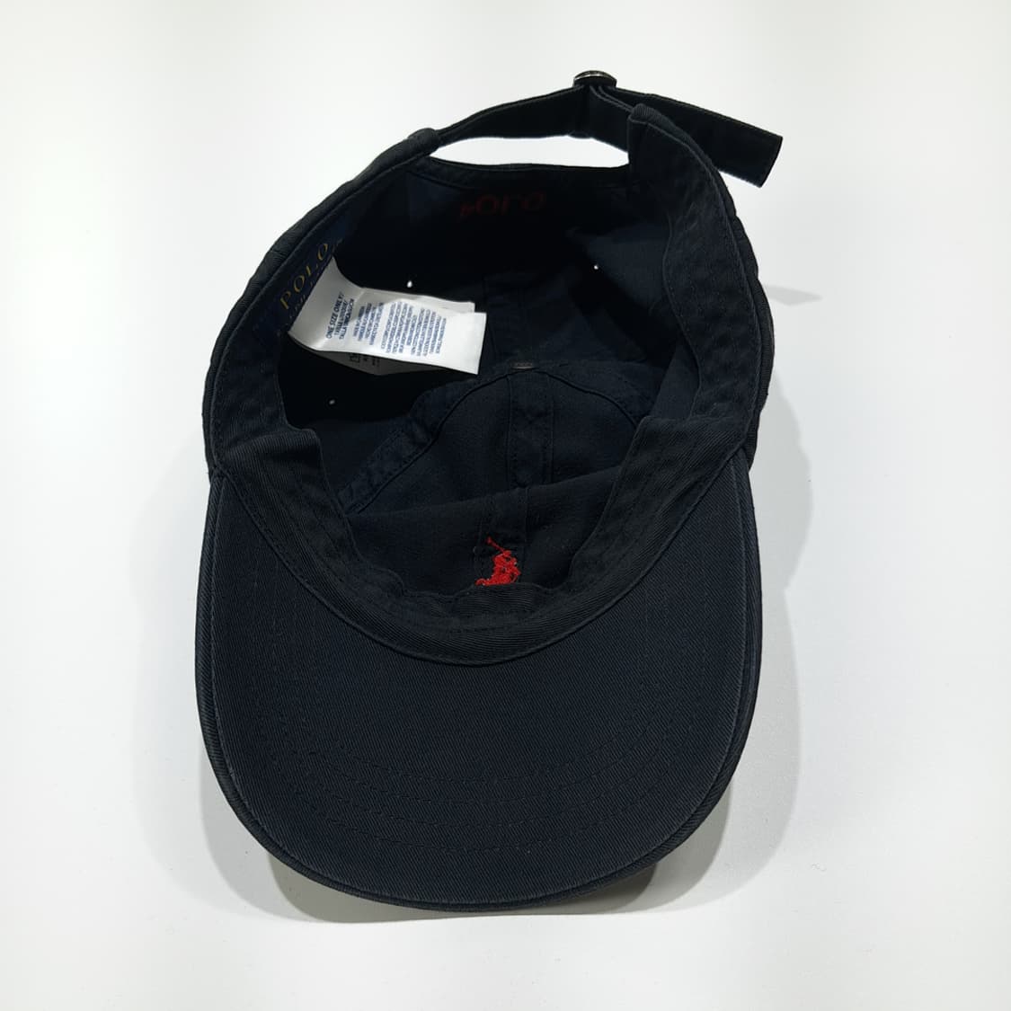 CL330 폴로 코튼 레드포니 네이비 볼캡 모자 상품이미지7
