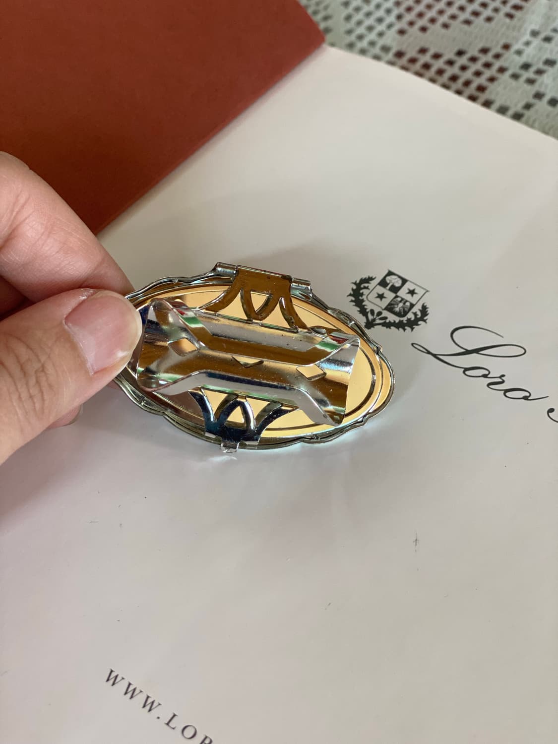 빈티지 레트로 립스틱 홀더 거울 콤팩트 상품이미지4