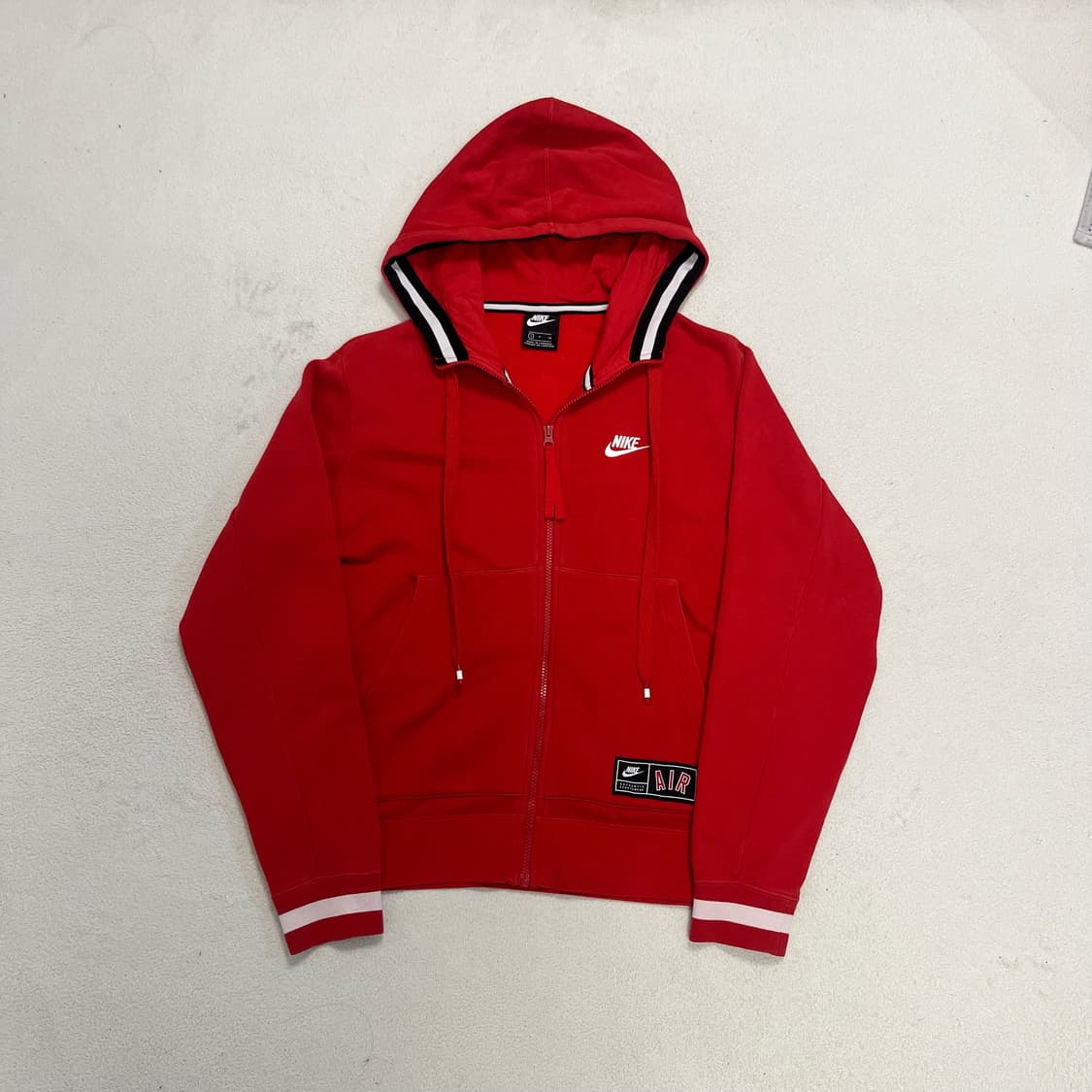 Nike Air red hood zip-up 상품이미지5