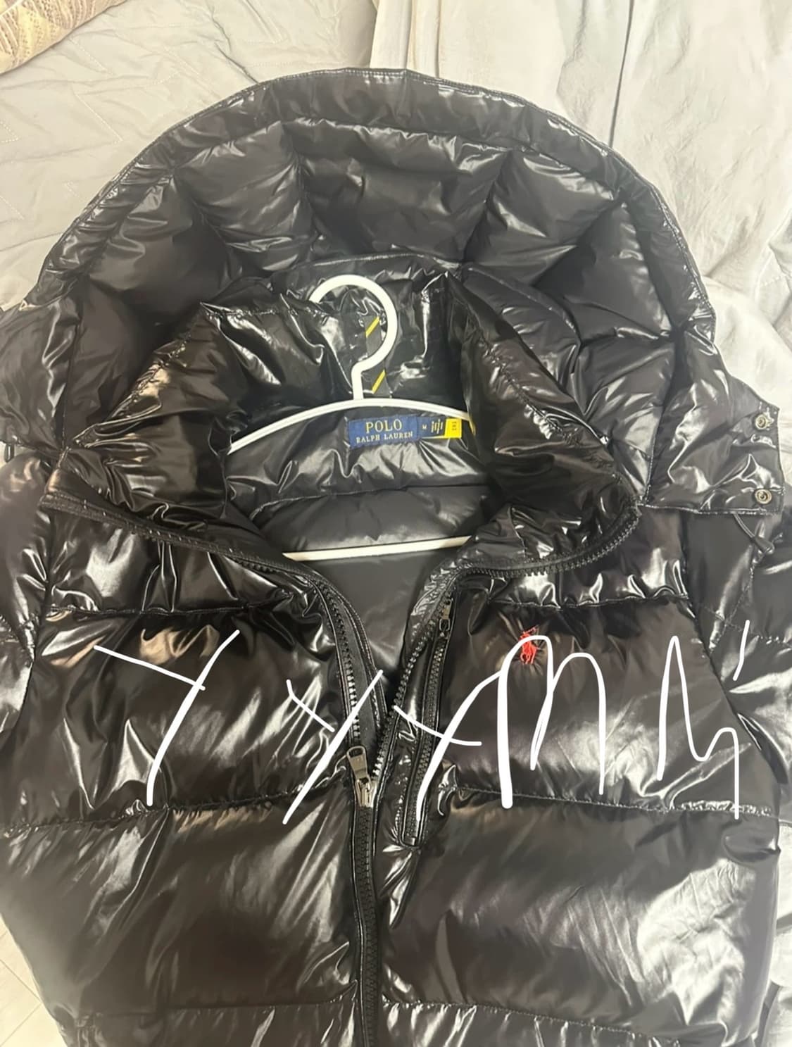 폴로 유광 패딩 상품이미지2