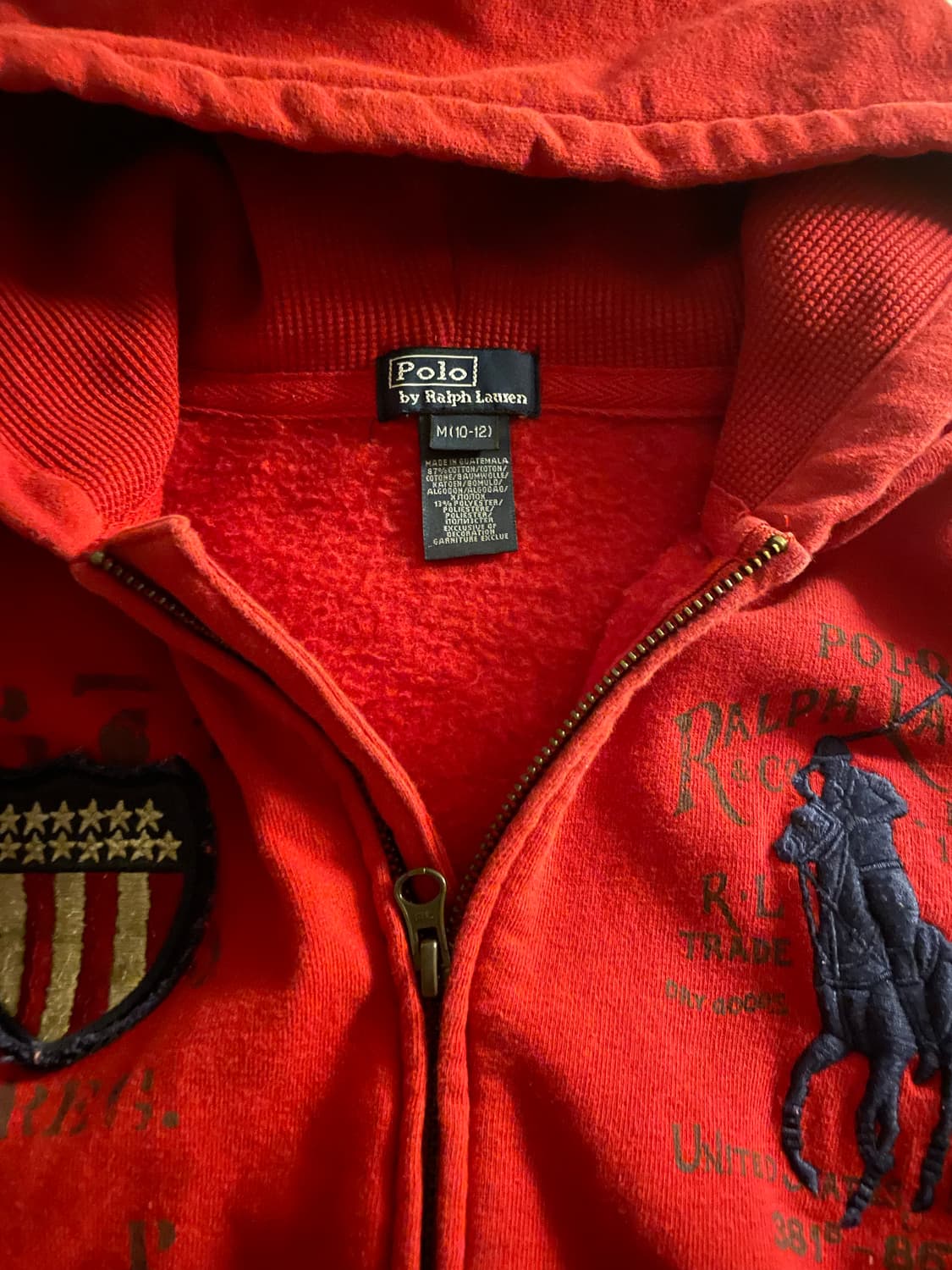 폴로 랄프로렌 빅포니 성조기 후드집업  상품이미지3