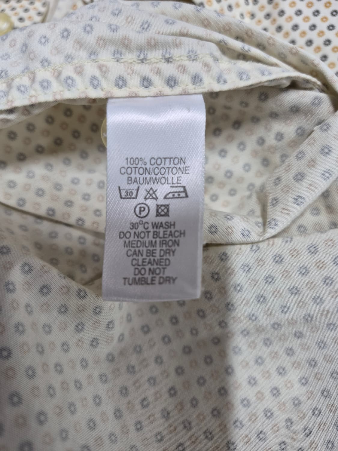 폴스미스 도트 패턴 셔츠 남성XL 110~115 상품이미지5