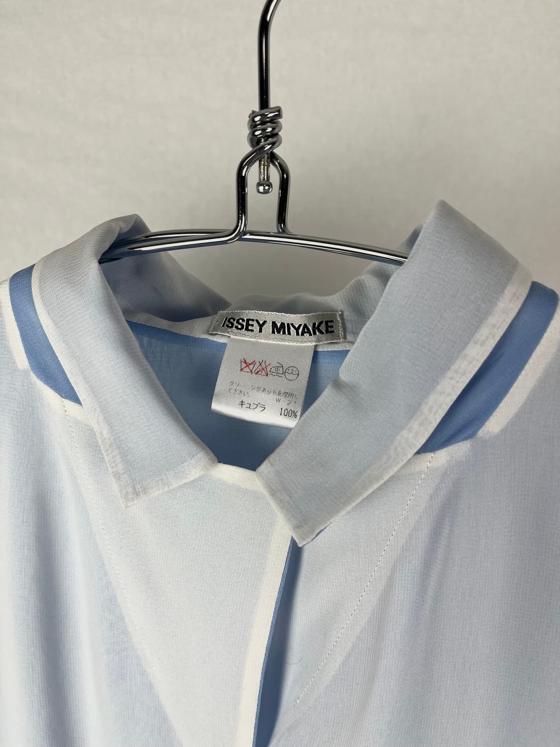 Issey Miyake 큐프라 원단 롱 셔츠 상품이미지4