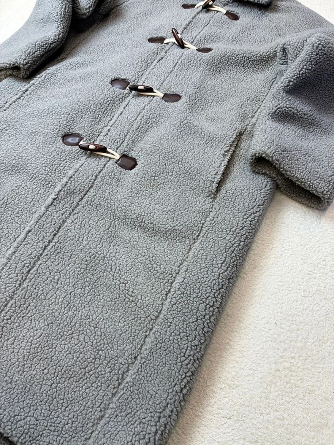 플레이몬스터 더플 트렌카 뽀글 코트 PN6040 상품이미지4