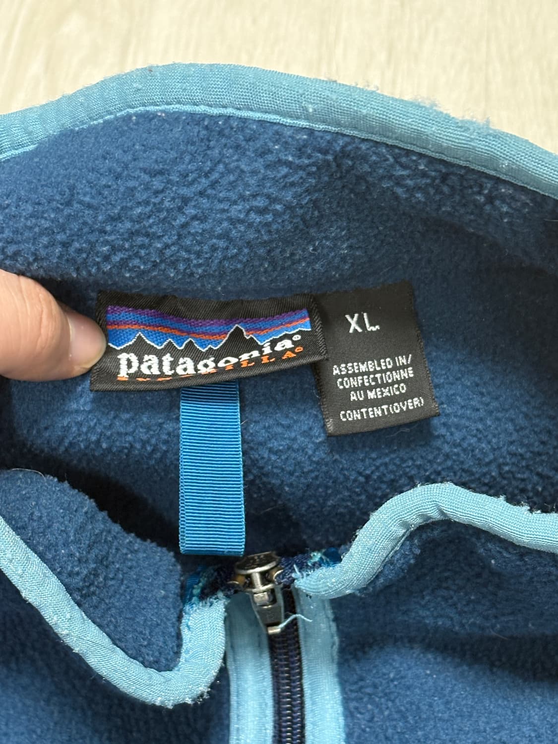 00s 파타고니아 하프집업 신칠라 딥네이비 상품이미지4