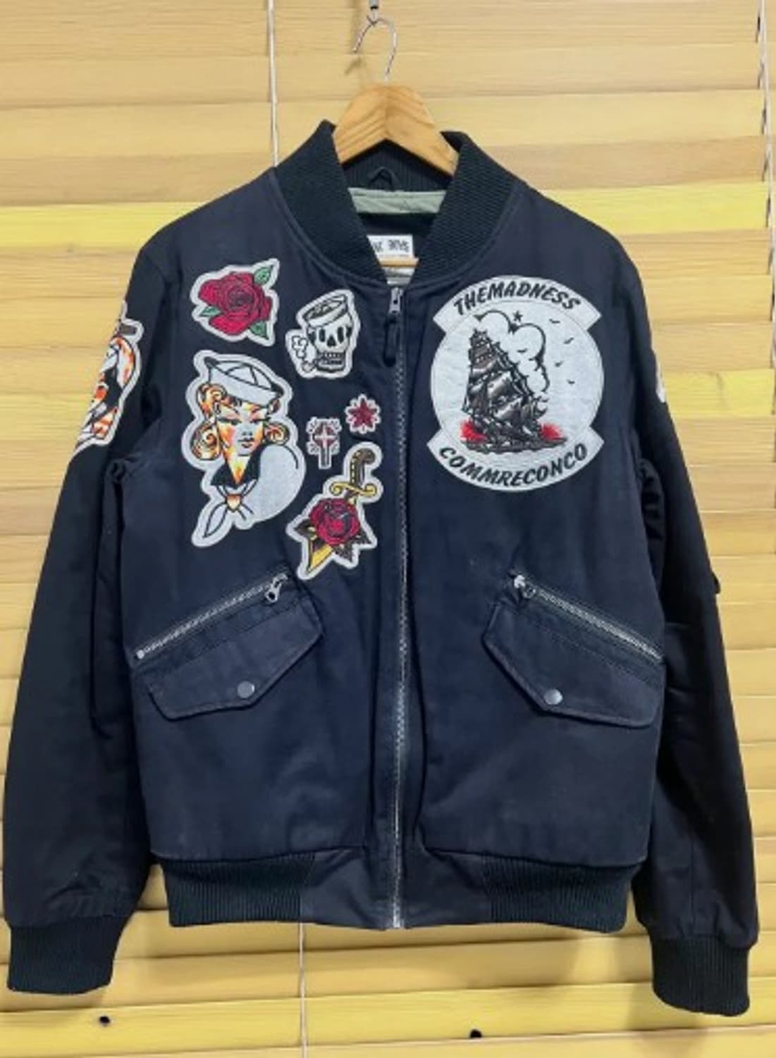 더매드니스 남성 항공패딩누빔점퍼 M 상품이미지2