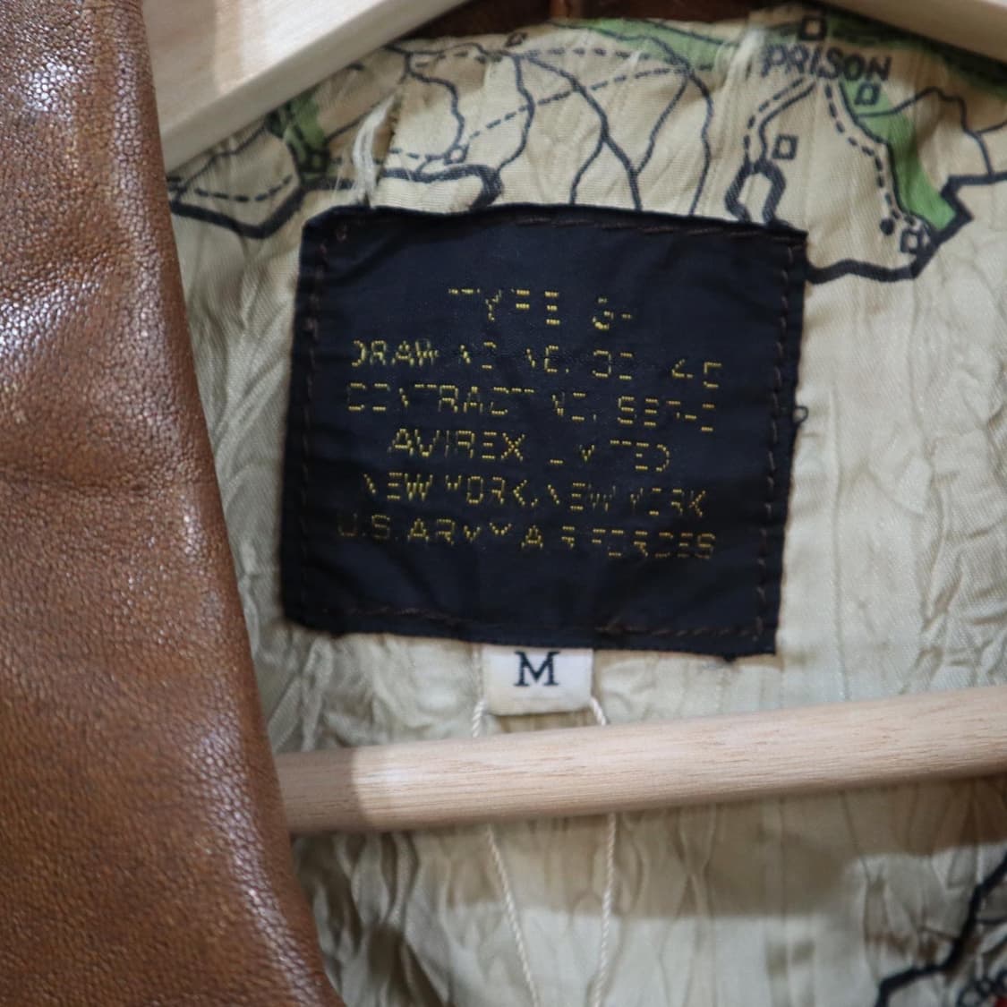 아비렉스 A-2 레더 봄버 자켓 상품이미지8