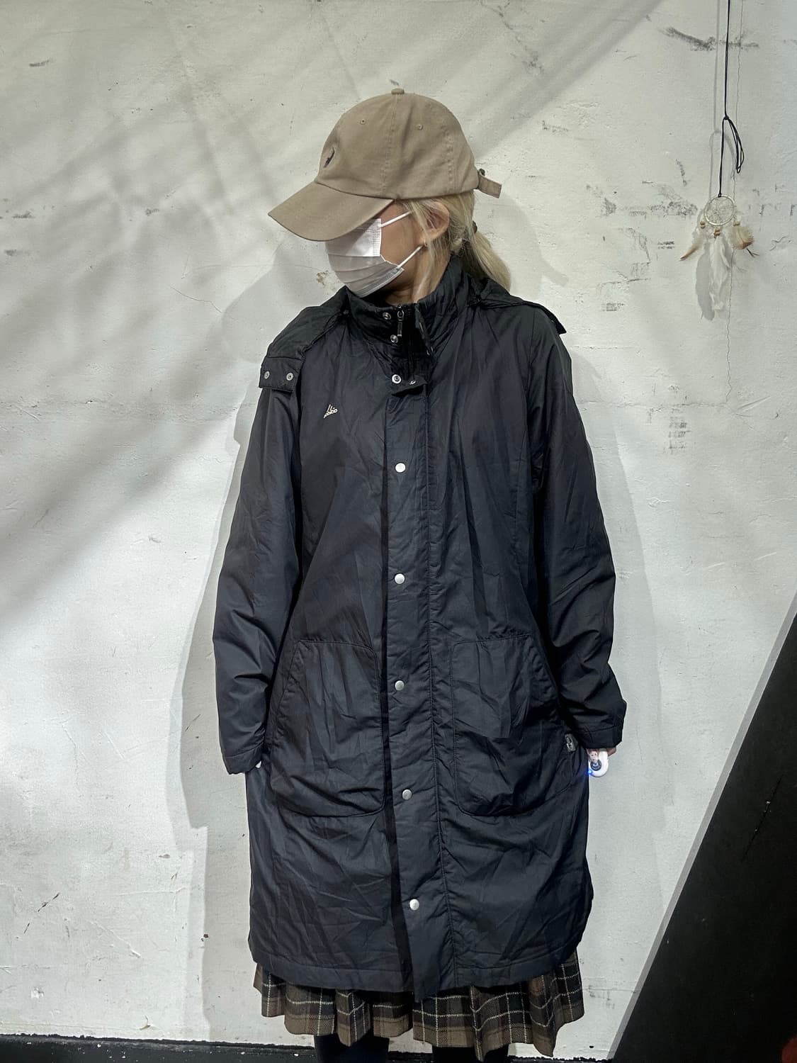 아디다스 블랙 롱패딩 삼선 후드 바람막이 자켓 M 상품이미지2