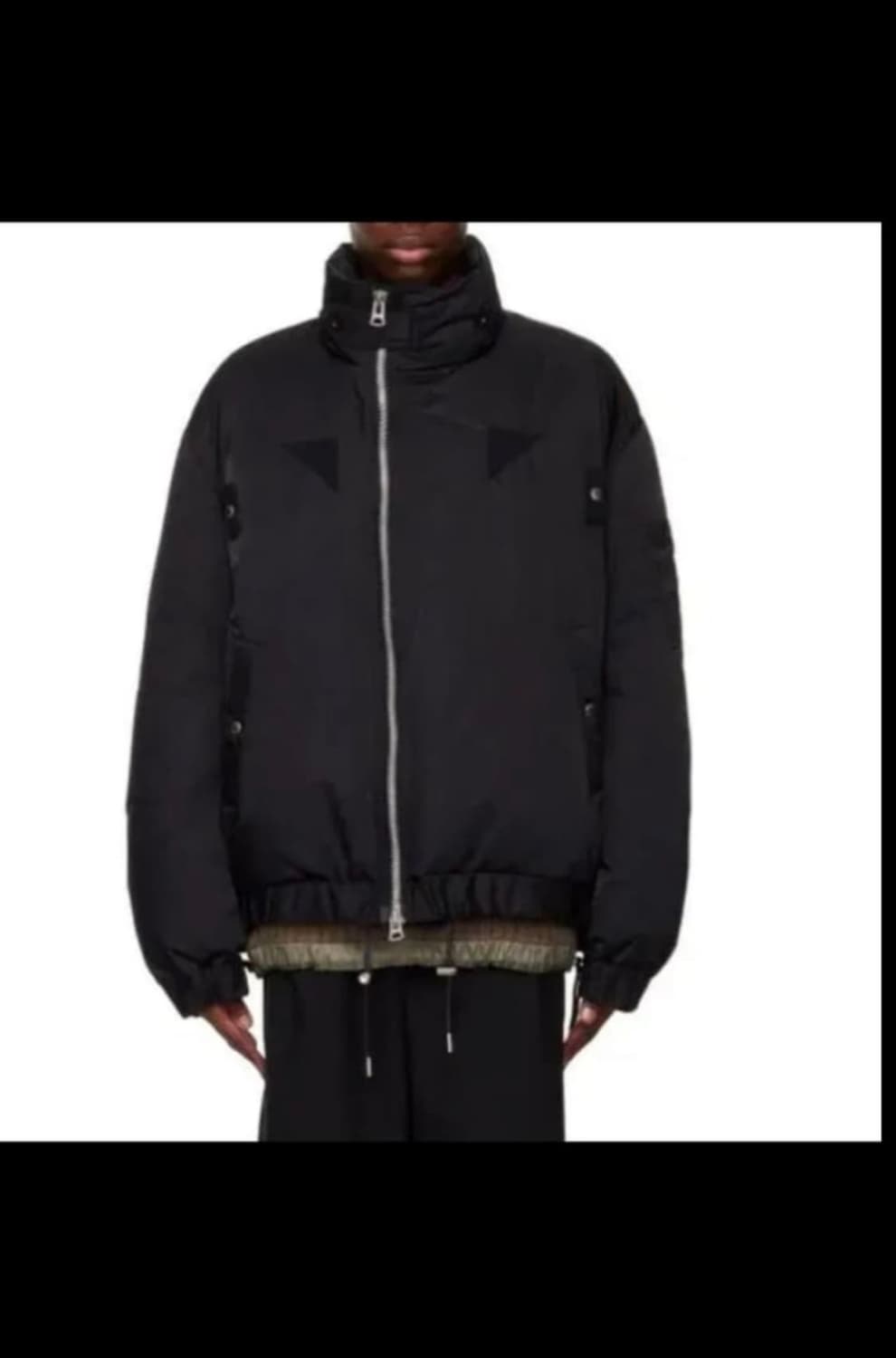 Sacai 패디드 블루종 블랙 1사이즈 상품이미지3