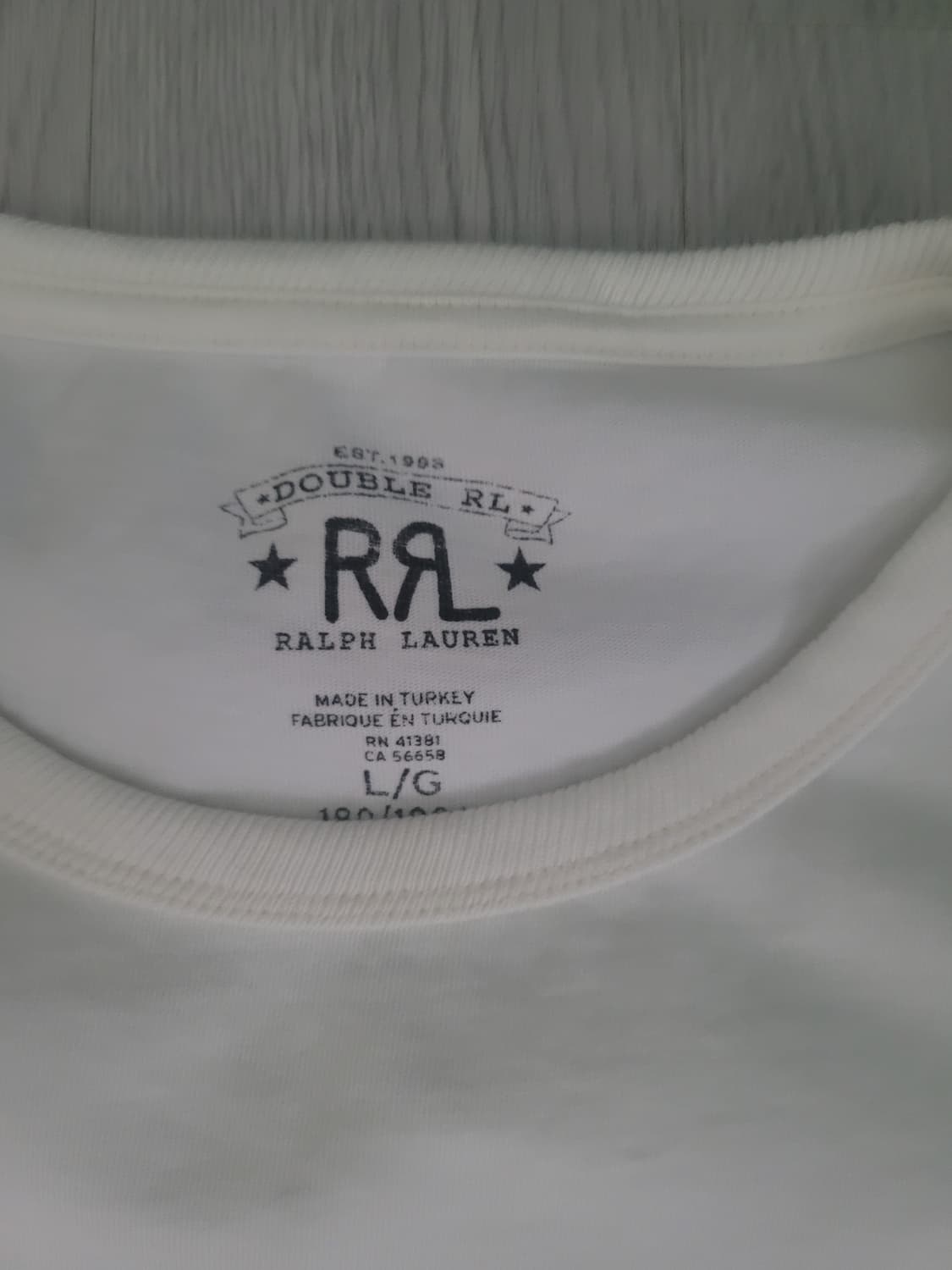 RRL(더블알엘)릴렉스핏 헤비웨이트 저지 티셔츠(L) 상품이미지7