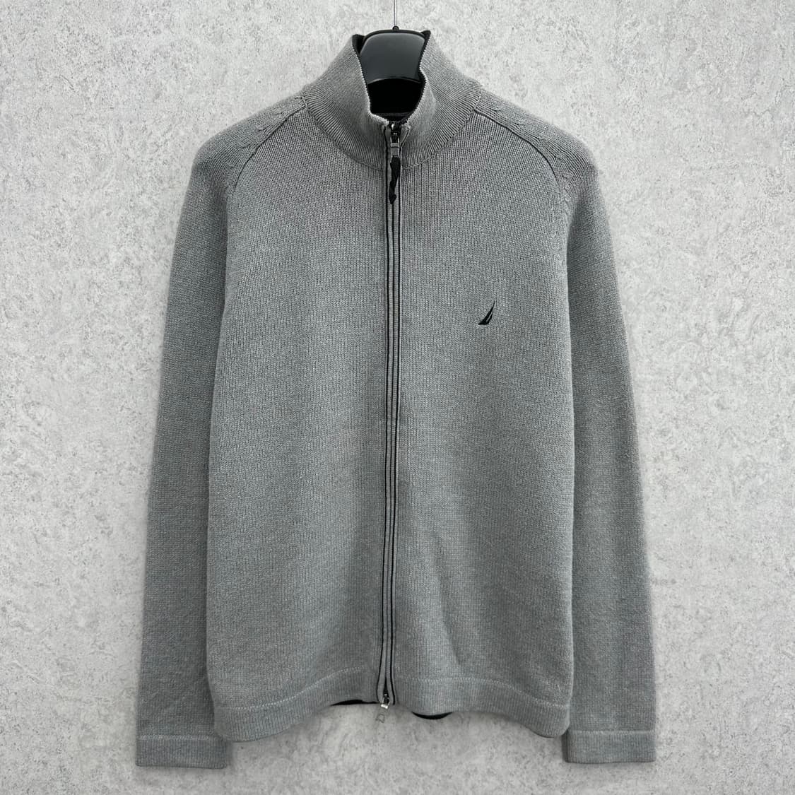 100 노티카 남자 루즈핏 니트집업 상품이미지1