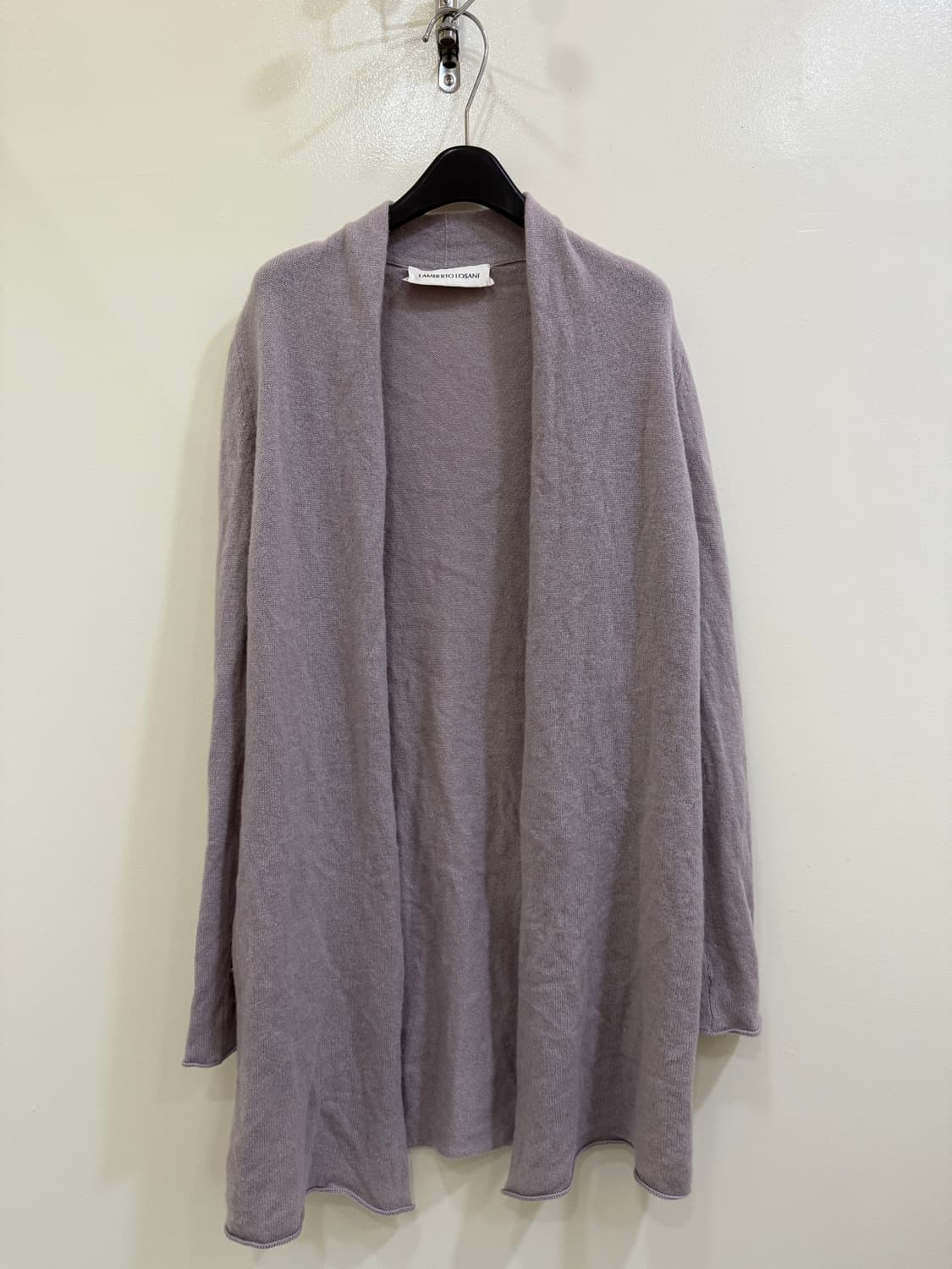 람베르토자니 연보라 가디건 정품 상품이미지1
