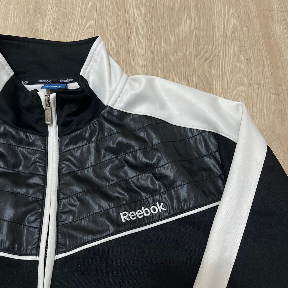 리복 올드스쿨 자수로고 배색 트랙탑 져지 XL(105) 상품이미지2