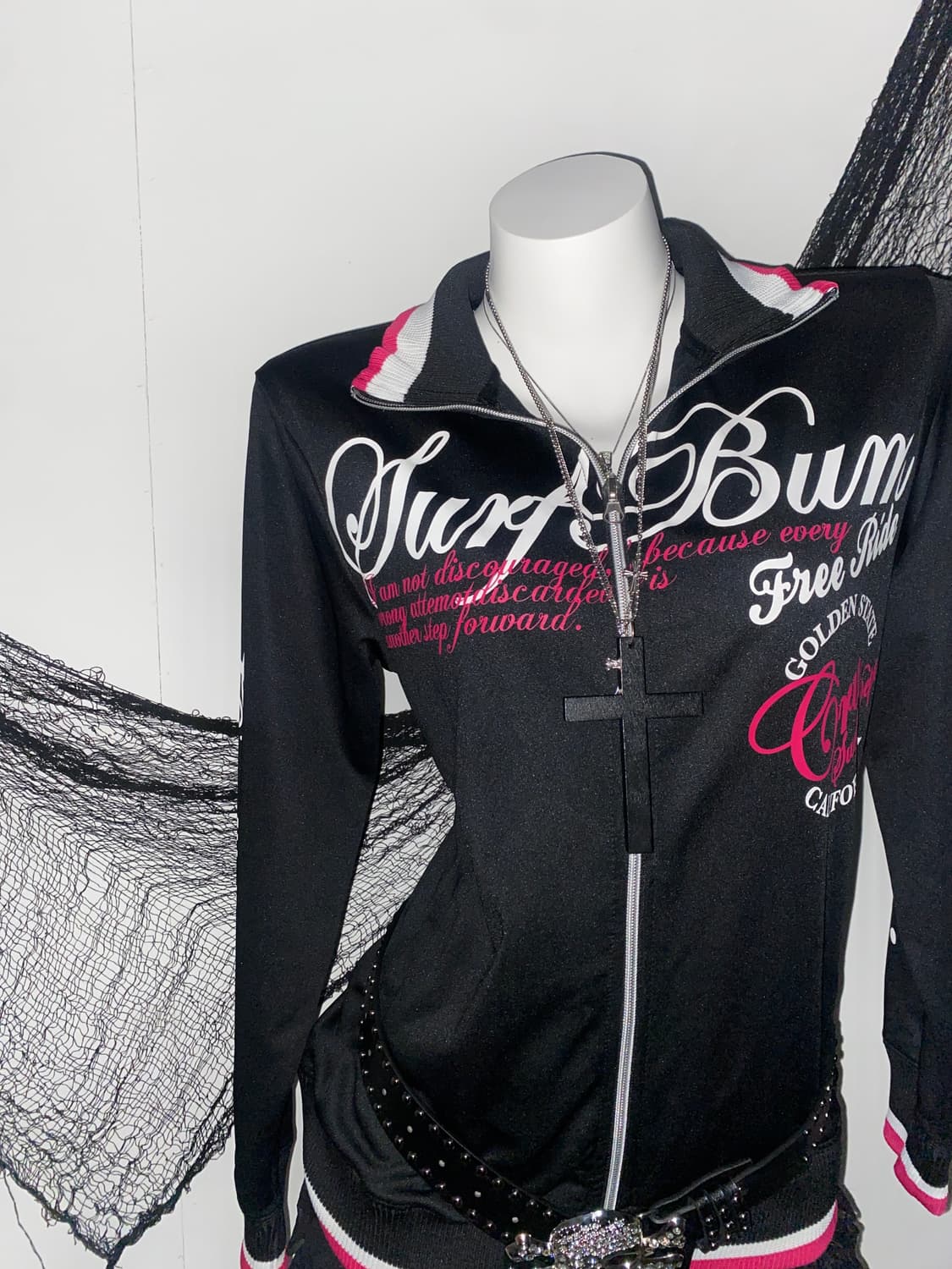 ꒰ঌ 펑투케 레터링 져지 집업 ໒꒱ 상품이미지4