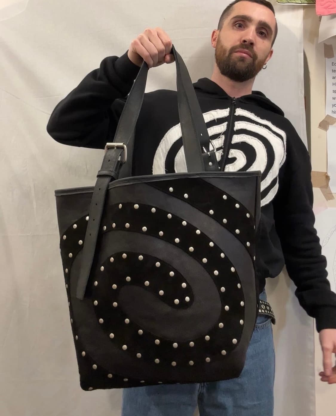 Ed Curtis Spiral Hoodie zip-up 상품이미지4