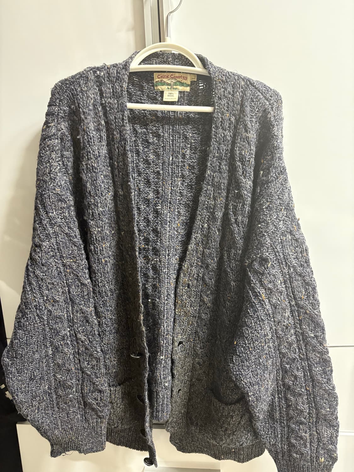 Celtic Country 케이블 니트 가디건 L 상품이미지1