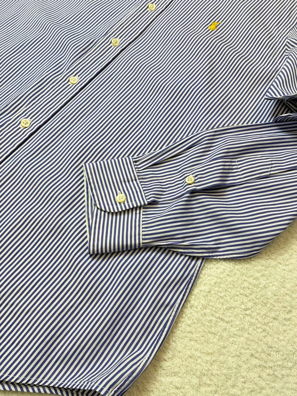 폴로 랄프로렌 시그니처 스트라이프 포니 로고 셔츠 PN5852    상품이미지4