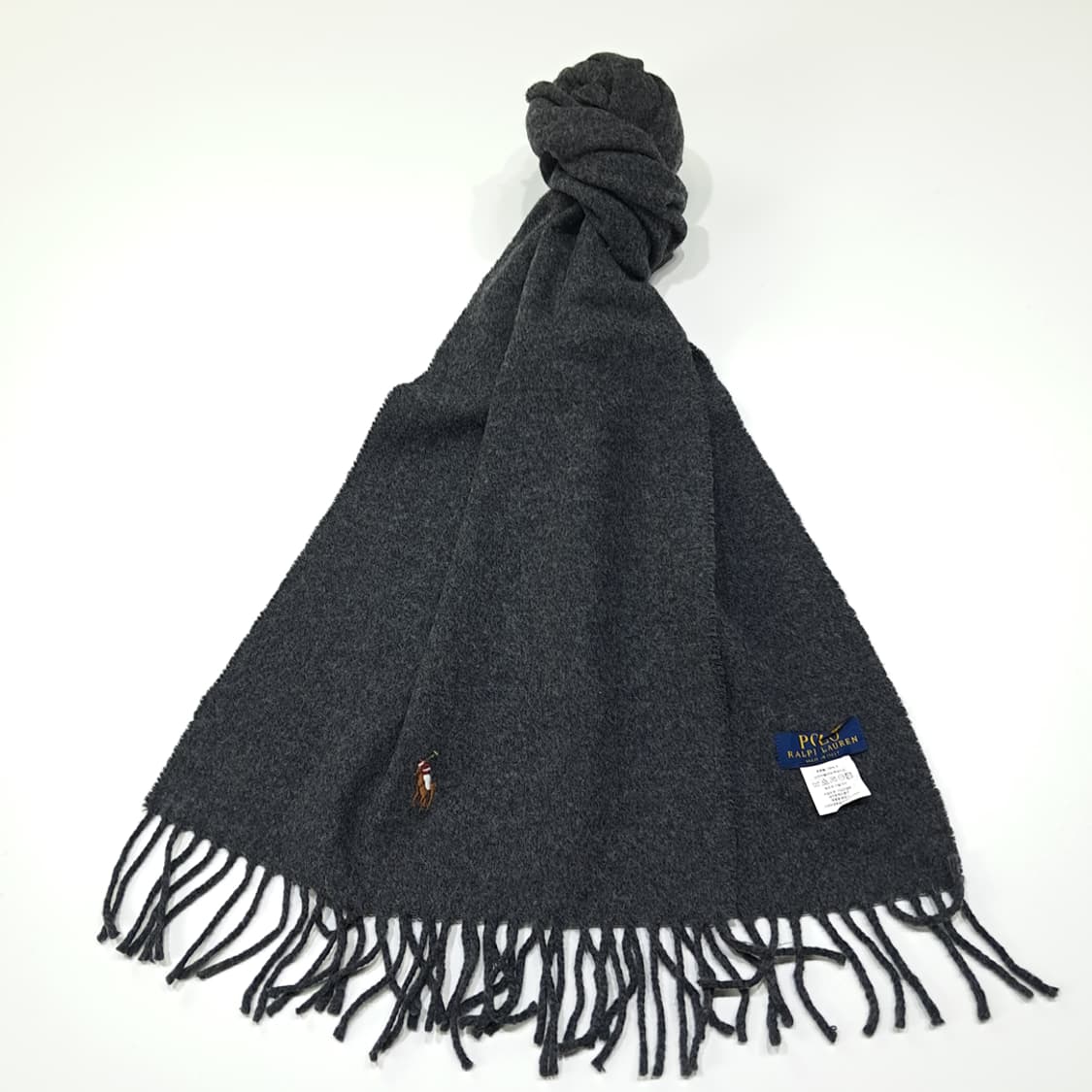 MX399 폴로 이태리판 울 프린지 머플러 상품이미지2