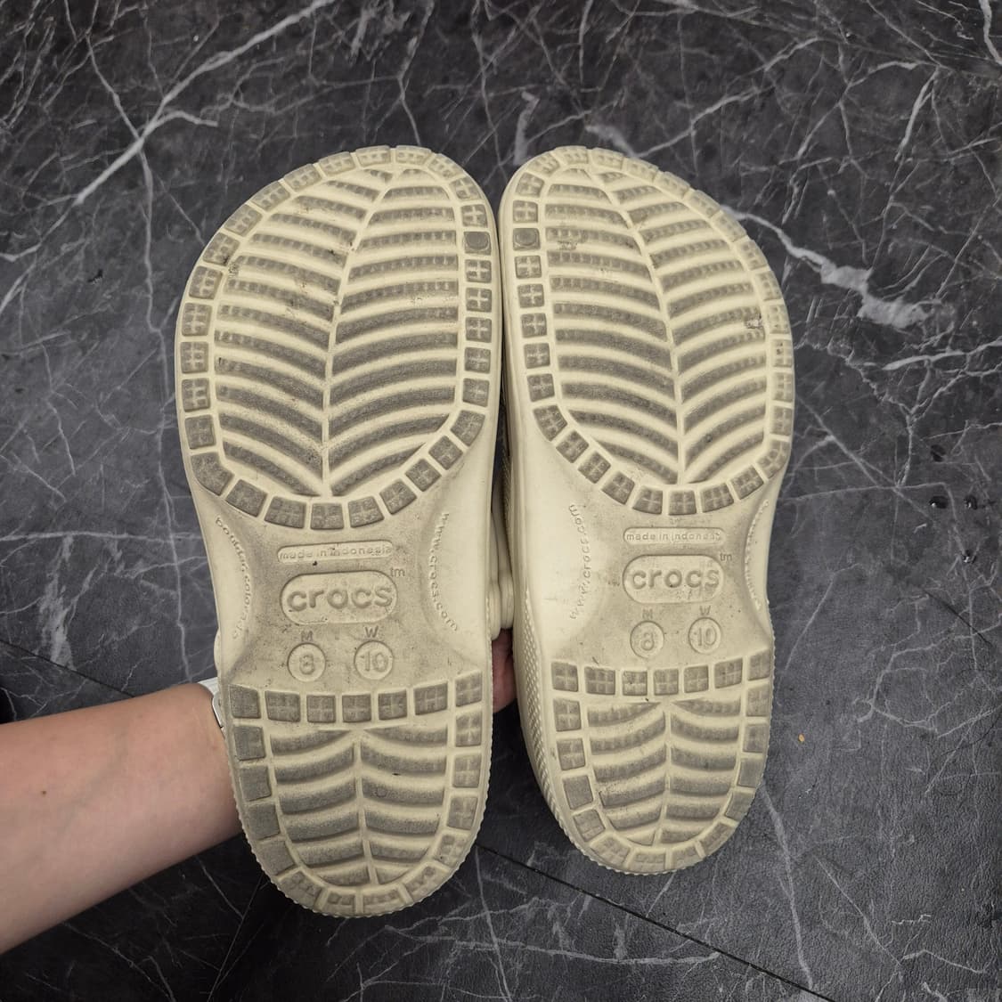 CROCS / 베이지 크록스 클래식 클로그 M8 상품이미지4