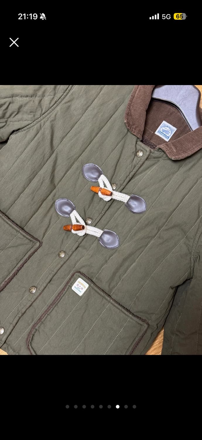 치키타 퀼팅 점퍼 카키 224101SKH 상품이미지7