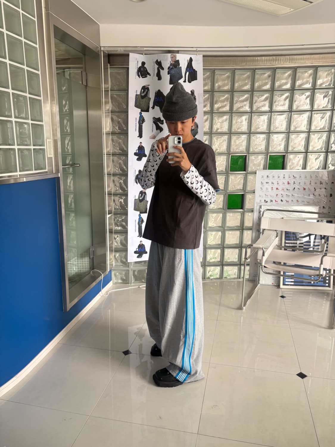 Fake Layered Crewneck 페이크 레이어 크루넥 상품이미지8