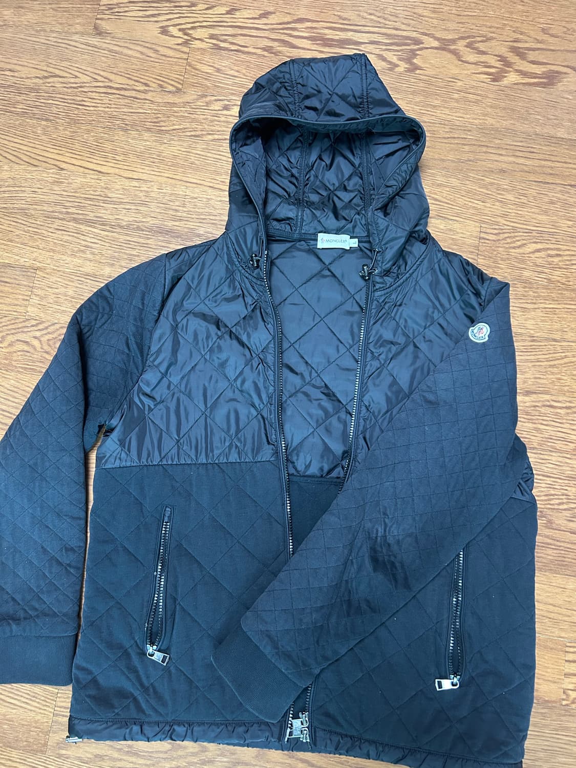 정품 몽클레어 후드 집업패딩 퀄팅자켓 상품이미지1