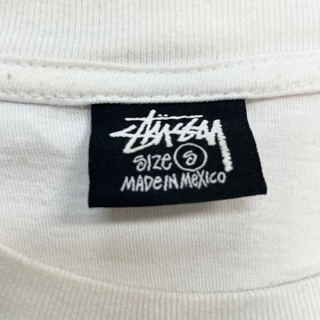 스투시 Stussy 베이직 로고 반팔티 화이트 상품이미지4