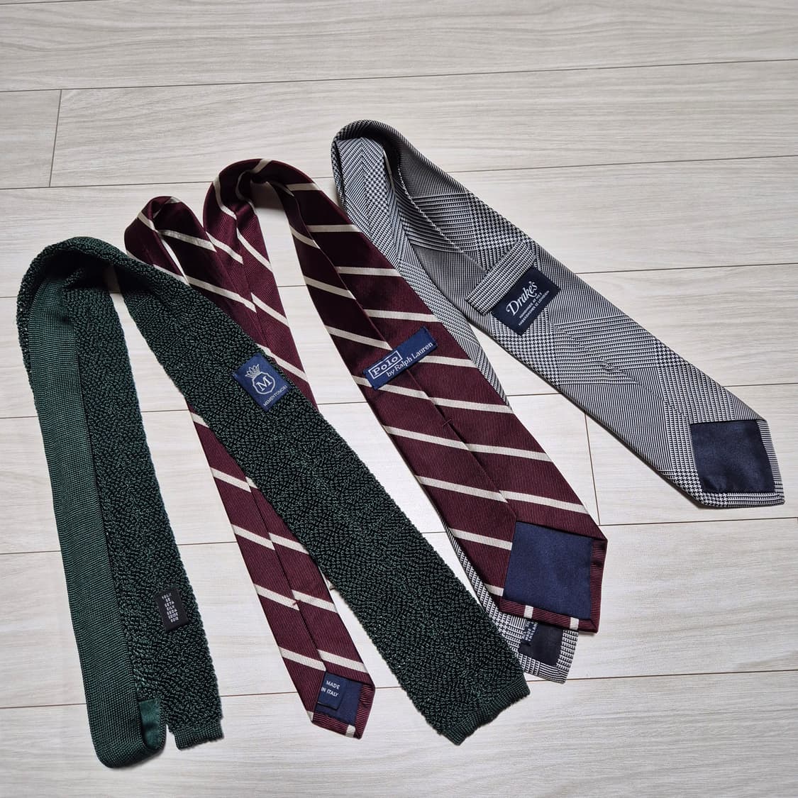 드레익스 랄프로렌 메멘토모리 넥타이 및 헹거치프 일괄판매 상품이미지2