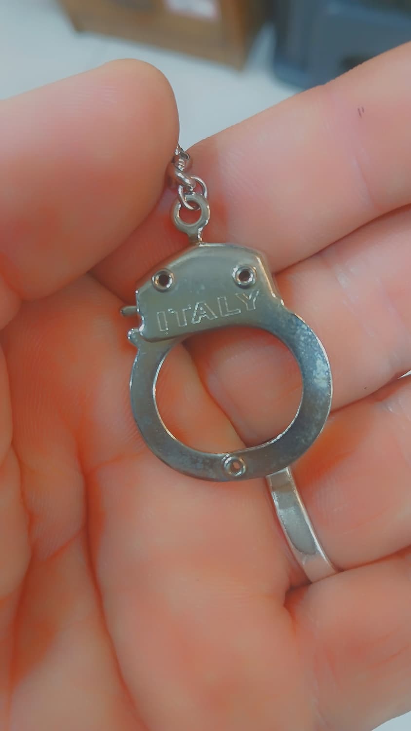 빈티지 ITALY 미니 수갑체인 상품이미지4