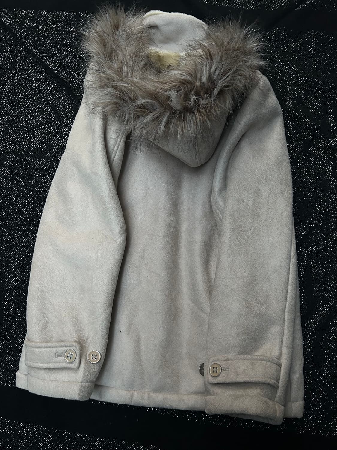 *rare* 2000s v-kei 락시크 화이트 퍼 자켓  상품이미지2