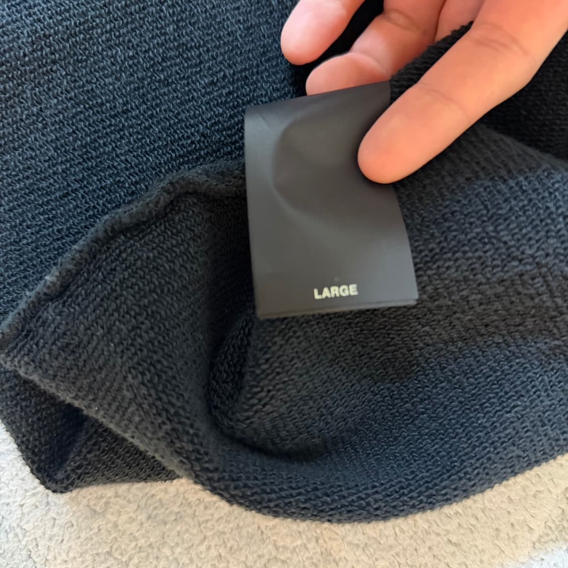 [L] 피어오브갓 x 배리어스 후드티 블랙 상품이미지4