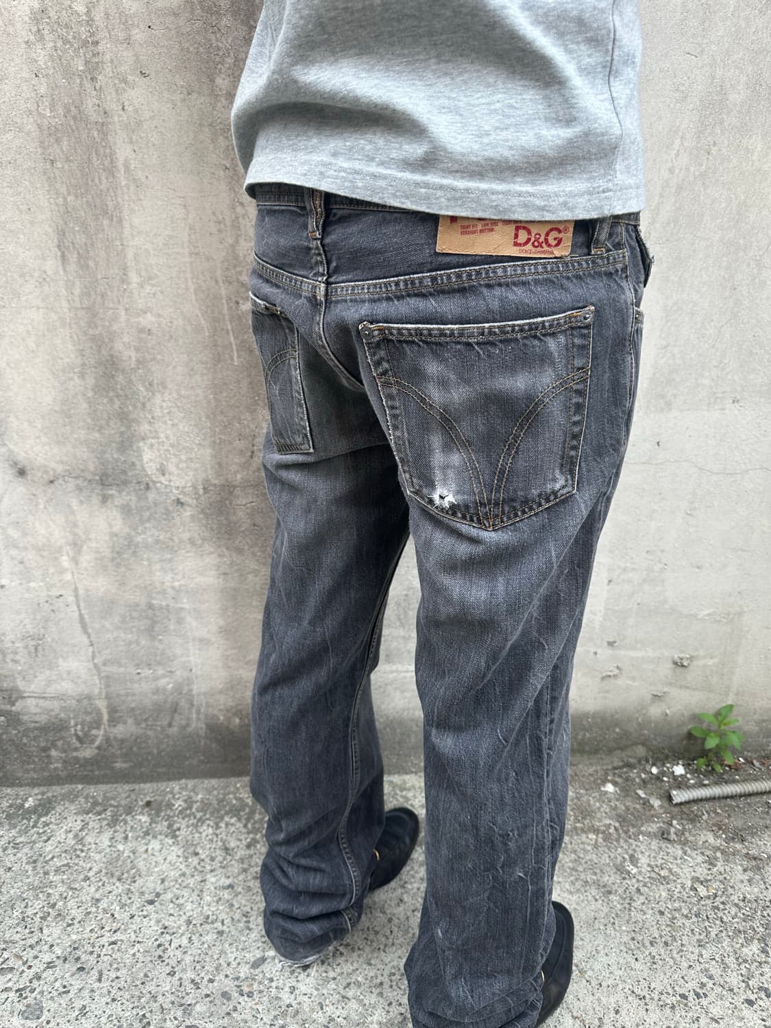 돌체앤가바나 블랙 워싱 데님 팬츠 상품이미지6