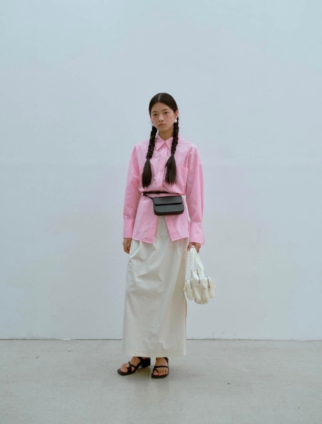 에토스 스트링 슬릿 스커트 M사이즈 상품이미지1