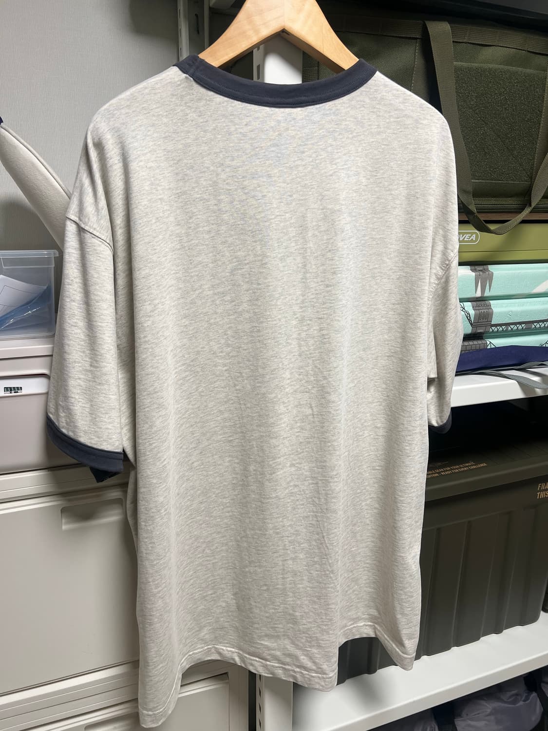 새상품,3) 25ss 모이프 RINGER H/S TEE / HEATHER 상품이미지4