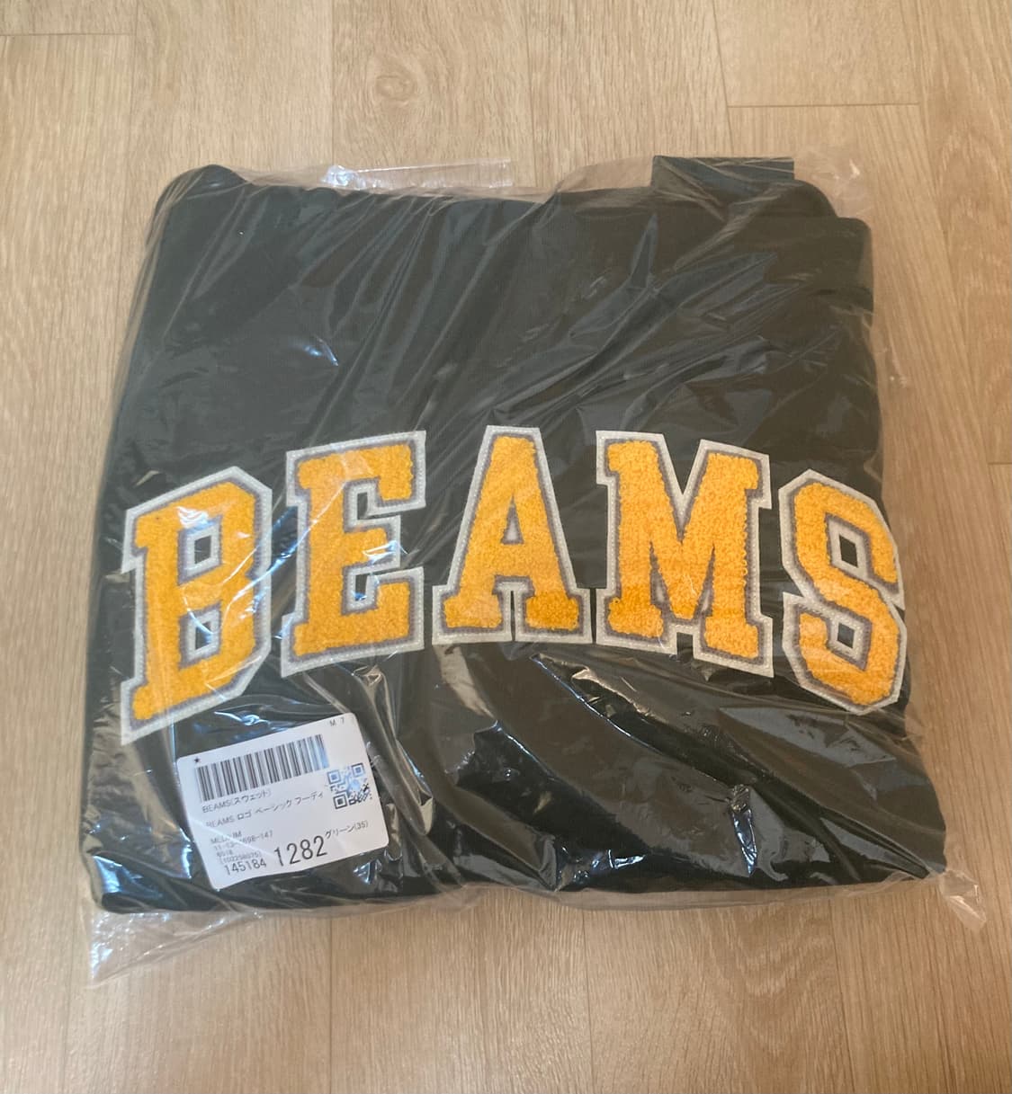 빔즈 beams 로고 후드티 M 상품이미지1