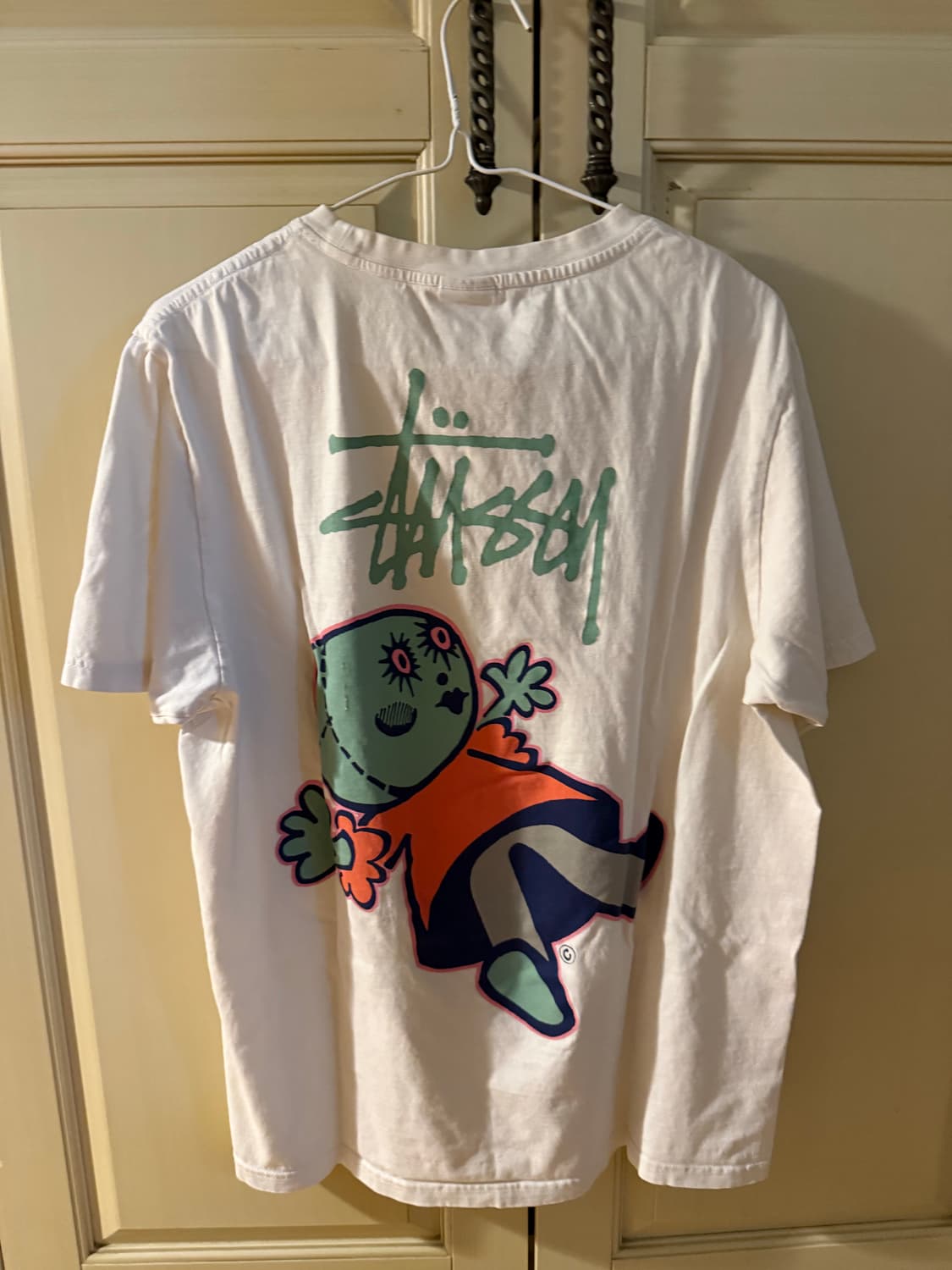 스투시 캐릭터 프린팅 반팔티 M 상품이미지2