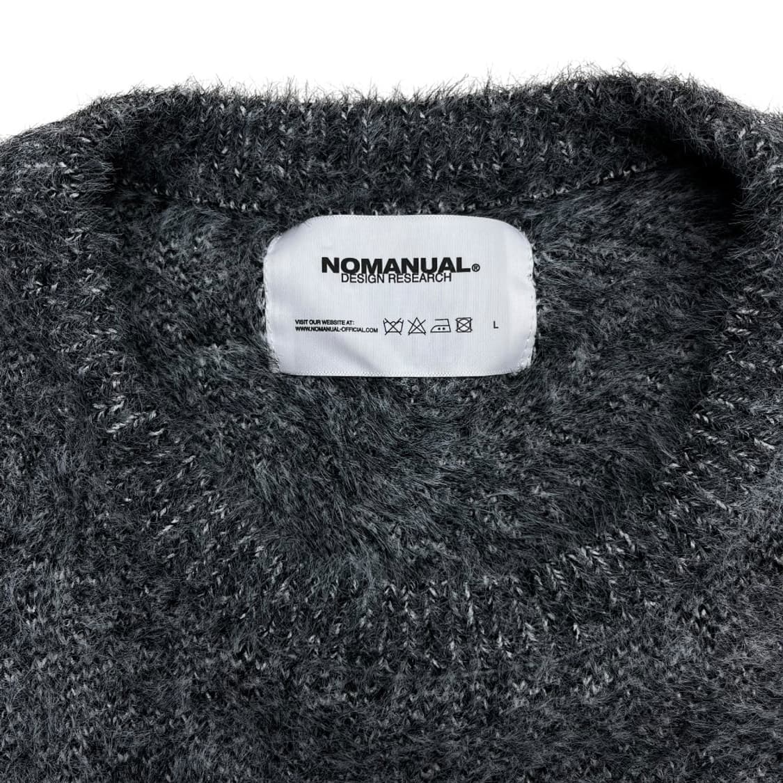 노매뉴얼 멜란지 앙고라 니트 L 상품이미지5