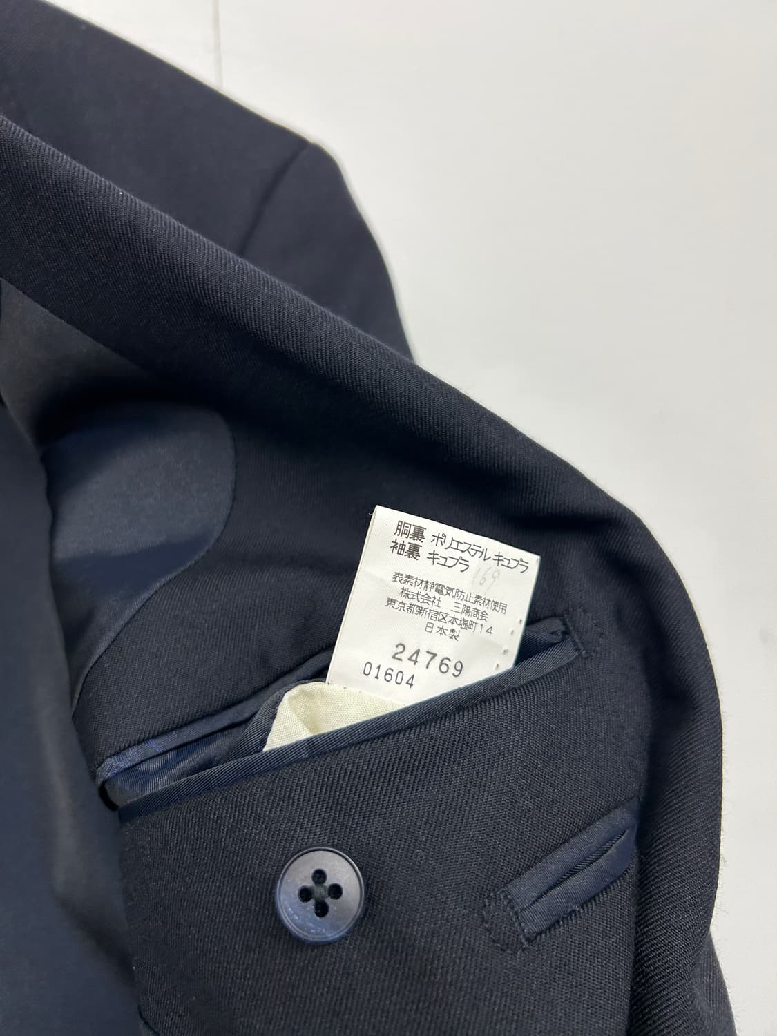 버버리 런던 네이비 금장 블레이저  자켓 상품이미지5