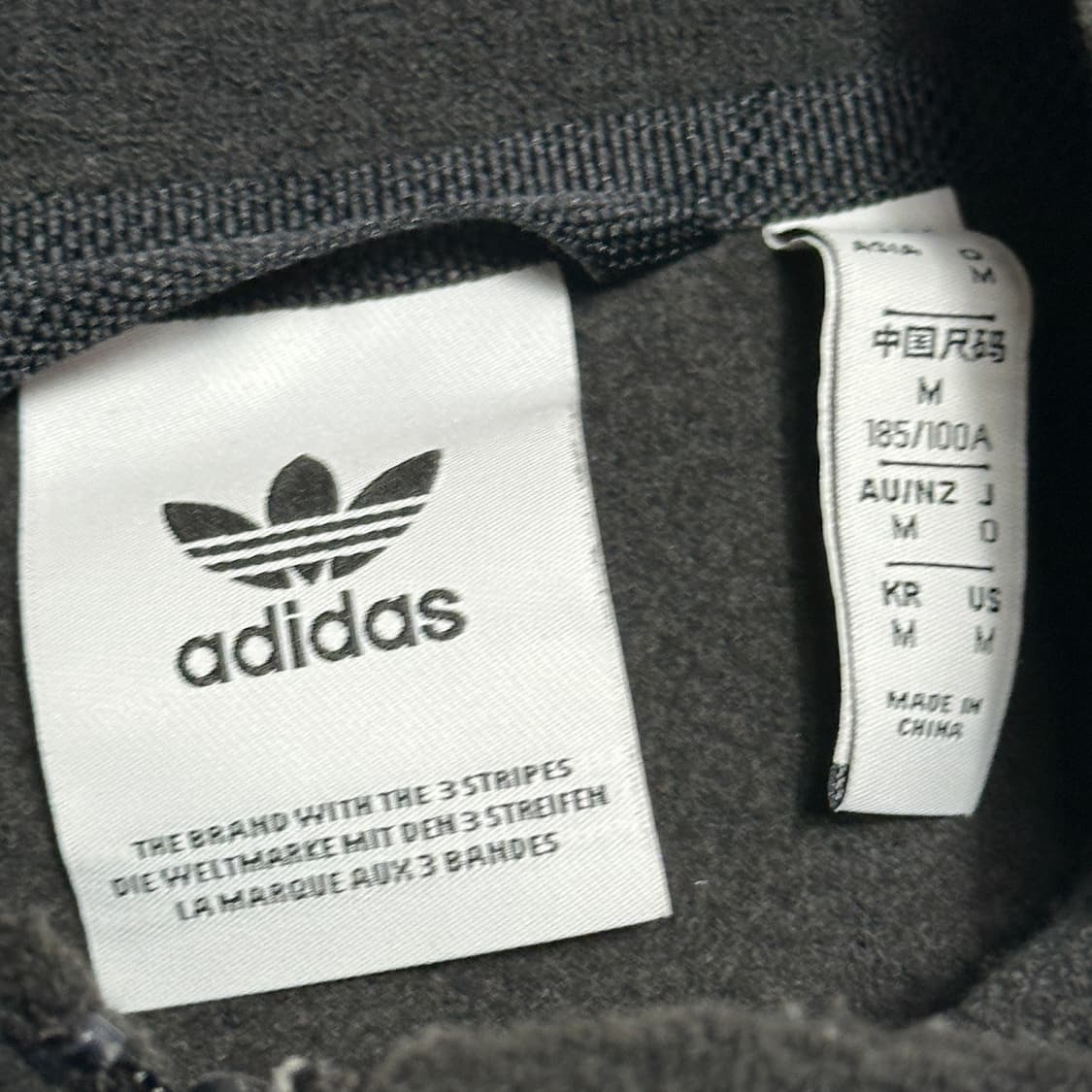 M 아디다스 블랙 부클 자켓 상품이미지4