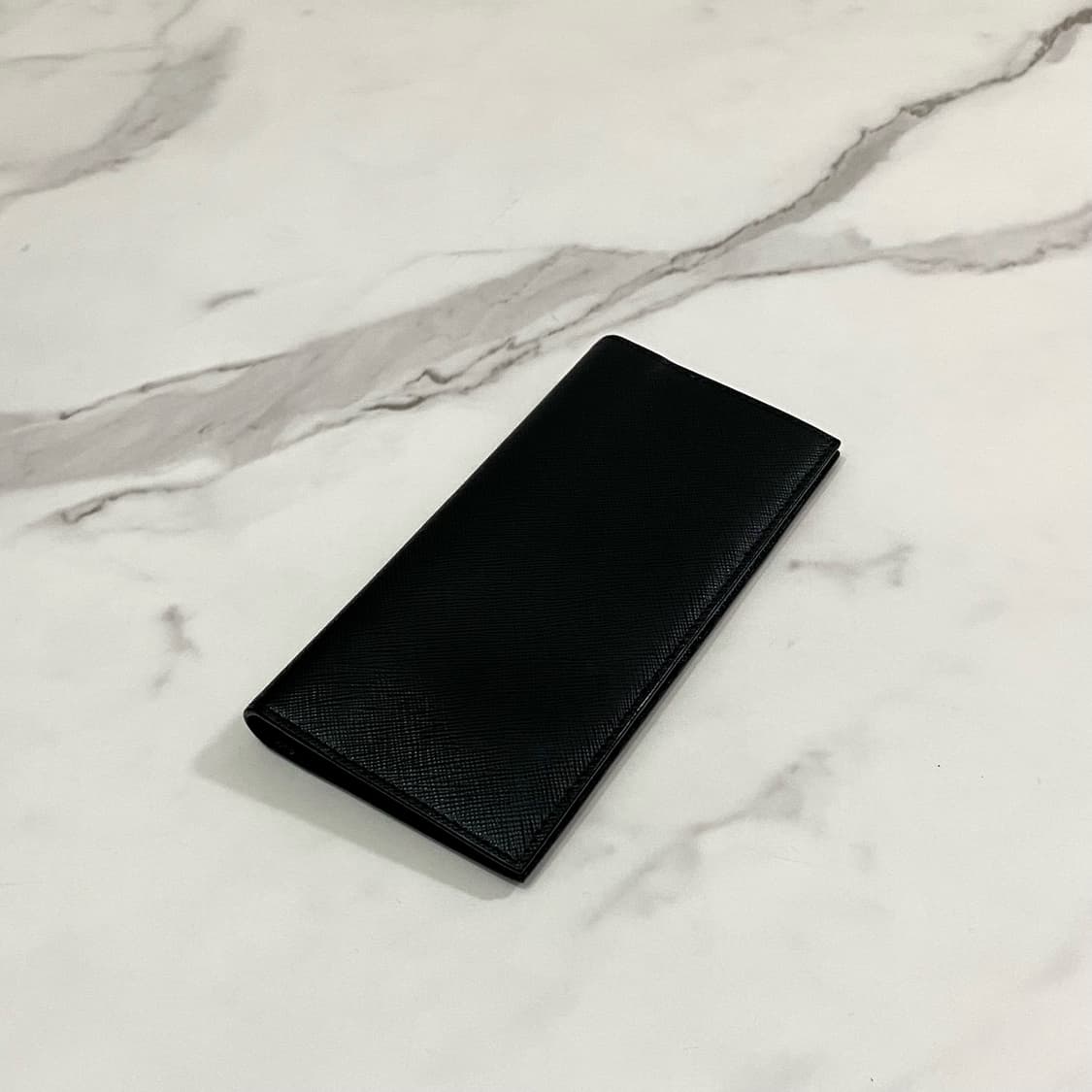 프라다 사피아노 레더 메탈로고 장지갑 블랙 2MV836 상품이미지7