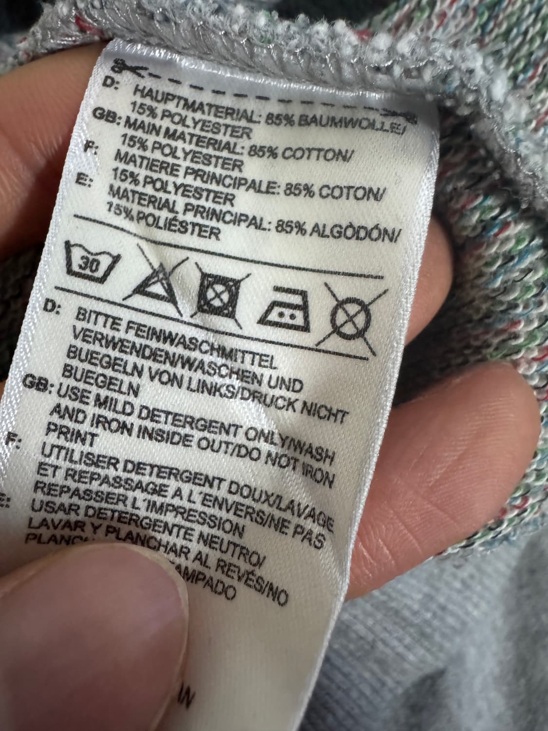 여성 아디다스 올드스쿨 트레포일 나그랑 맨투맨 S ~ M 상품이미지4